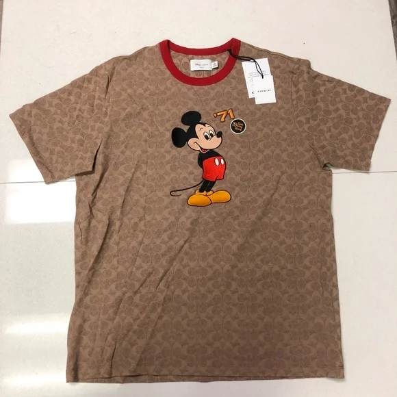 Disney x Coach Mickey Mouse Signature Designer T-Shirt ‘71 - NEW - Picture 2 of 4